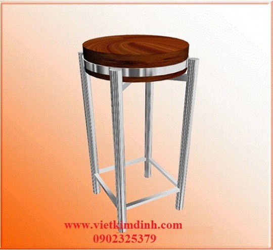 Thớt chặt kèm khung đỡ bằng inox
